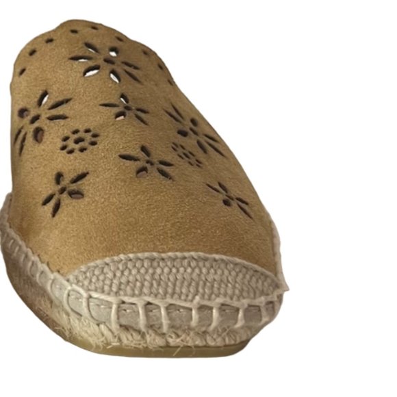 NEW! Anthropologie Suede Spain Espadrille Sandals in Tan, EU 38 (US 7.5) - Picture 8 of 14